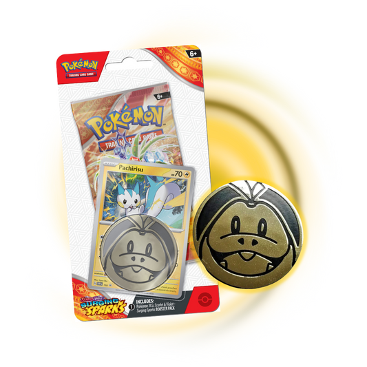 Scarlet and Violet Surging Sparks 1 Pack Checklane Blister Pachirisu