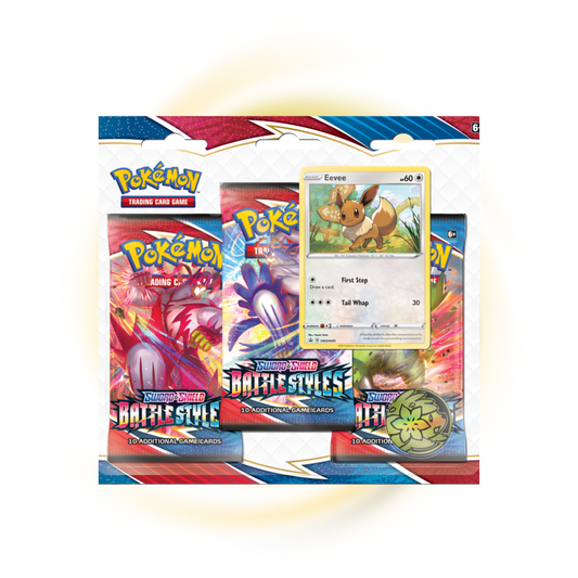 Sword & Shield Battle Styles 3 Pack Blister Eevee