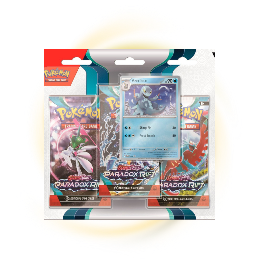 Scarlet and Violet Paradox Rift 3 Pack Blister Arctibax