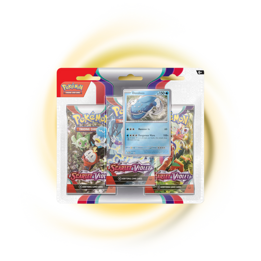 Scarlet and Violet (Base Set) 3 Pack Blister Dondozo