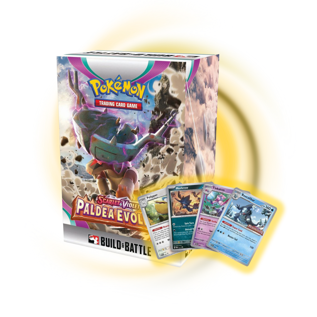Scarlet and Violet Paldea Evolved Prerelease kit Build & Battle Box