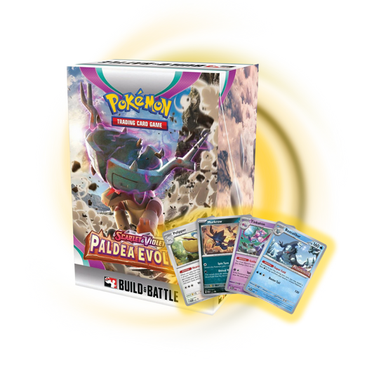 Scarlet and Violet Paldea Evolved Prerelease kit Build & Battle Box