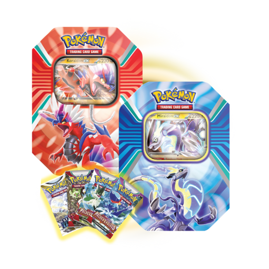 Scarlet & Violet Paldea Evolved Legends Tin (Miraidon EX / Koraidon EX)
