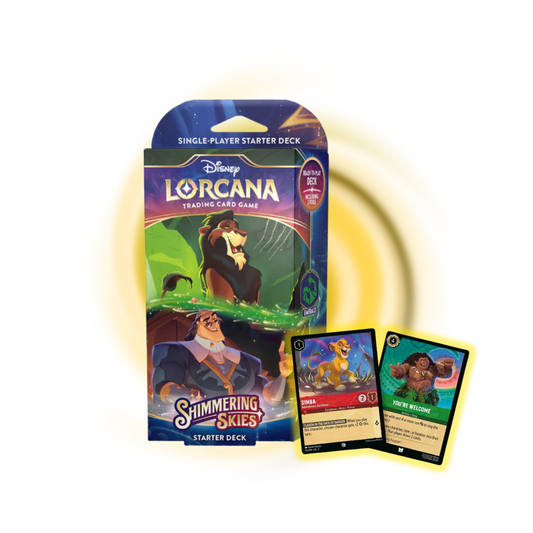 Lorcana – Shimmering Skies Starter Deck – Emerald & Steel