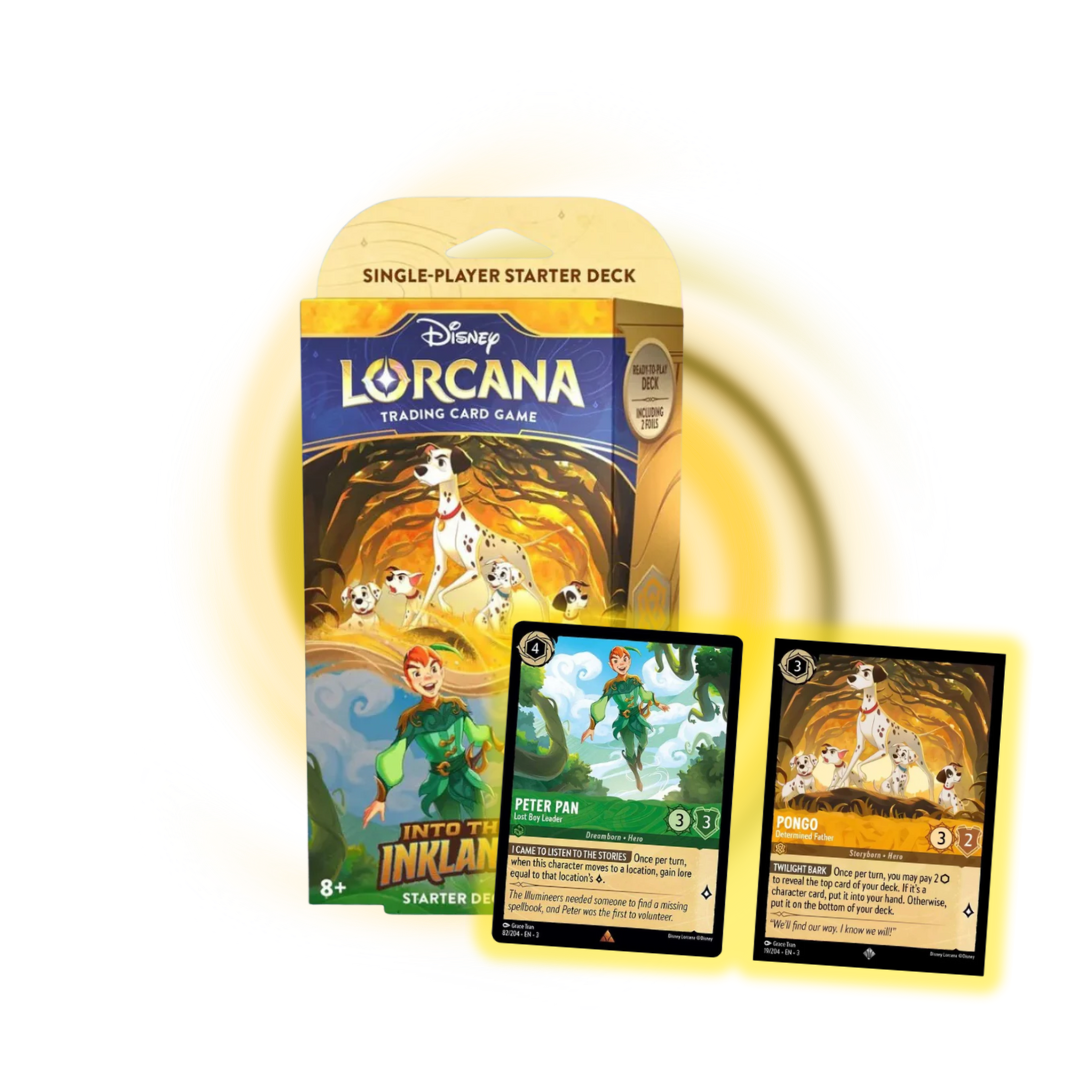 Lorcana – Into the Inklands Starter Deck – Amber & Emerald