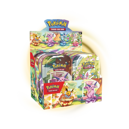 Scarlet and Violet Prismatic Evolutions Mini Tin Bundle (All Tins)
