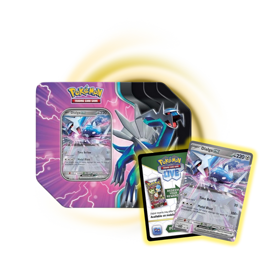 Scarlet and Violet Azure Legends Tin - Dialga EX