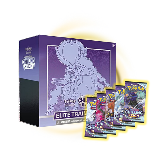 Sword & Shield Chilling Reign Elite Trainer Box Shadow Rider Calyrex