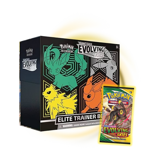 Sword & Shield Evolving Skies Elite Trainer Box Leafeon, Umbreon, Jolteon, Flareon