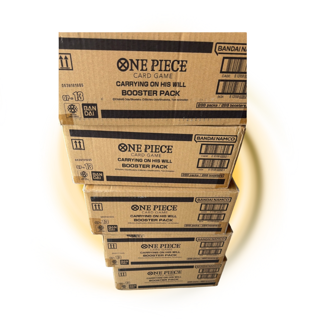 One Piece Card Game OP-13 English Booster Box Display Sealed Case - Carrying on His Will