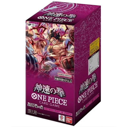 ONE PIECE TCG A Fist of Divine Speed OP-11 Sealed Booster Box Japanese