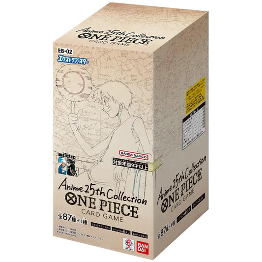 One Piece Card Game: EB-02 Anime 25th Collection Japanese Booster Box